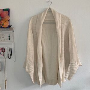 Cocoon Cardigan Coat Beige size Small